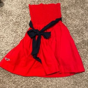 Red Hollister mini dress